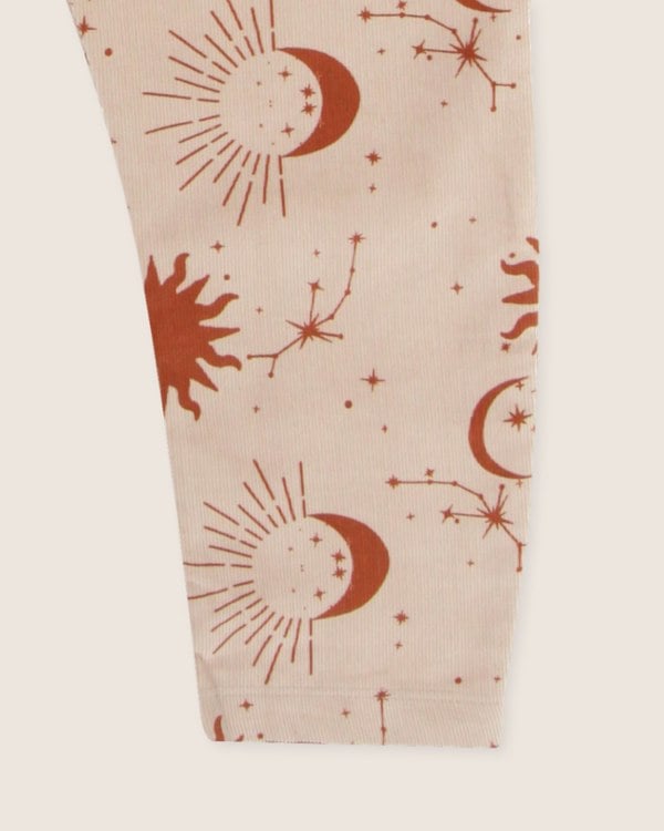 Beige Celestial Print Dungarees - image 5