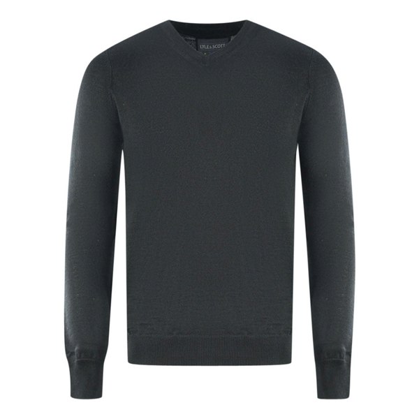 Lyle & Scott Golf V-Neck Sweater - Black