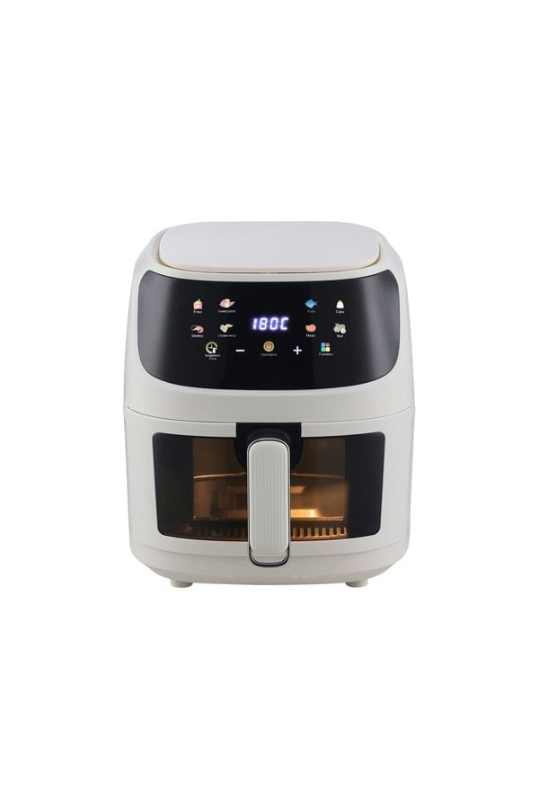 Living and Home 8L Digital Air Fryer with Visible Window