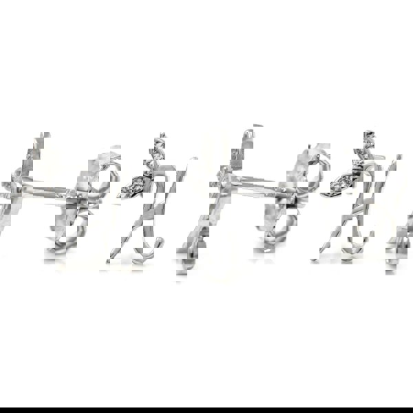 Say It With Winged Initial Earrings - Sterling Silver