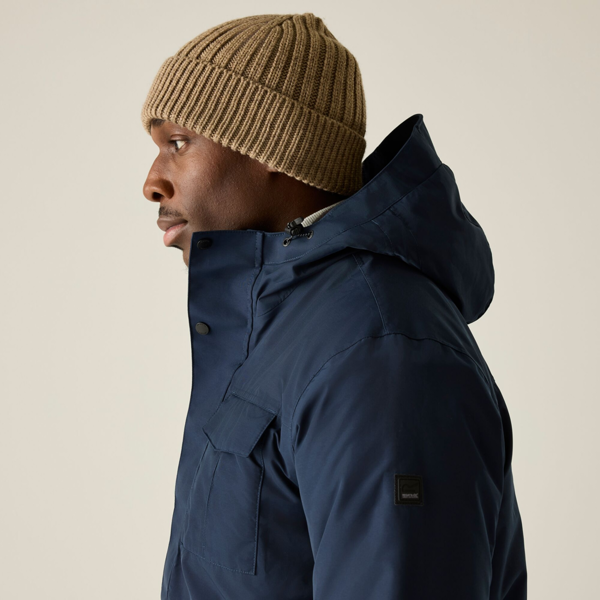 Regatta Mens Eamont Insulated Waterproof Jacket - Navy/Black