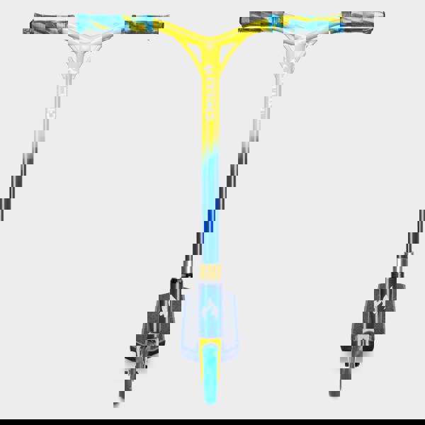 Micro Scooters Chilli Base S Jumpstart Stunt Scooter: Blue/Yellow