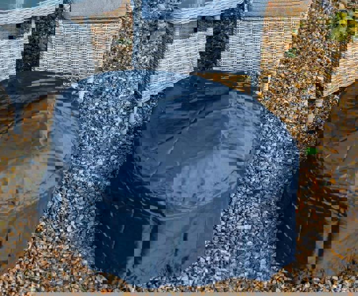 Stars & Moon Fire Pit BBQ with Mesh Lid, BBQ Grill & Rain Cover | Large 30" Garden Fire Pit The Garden Furniture Shop