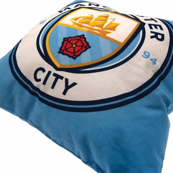Manchester City FC Crest Cushion, Bedroom, Sports, Gift