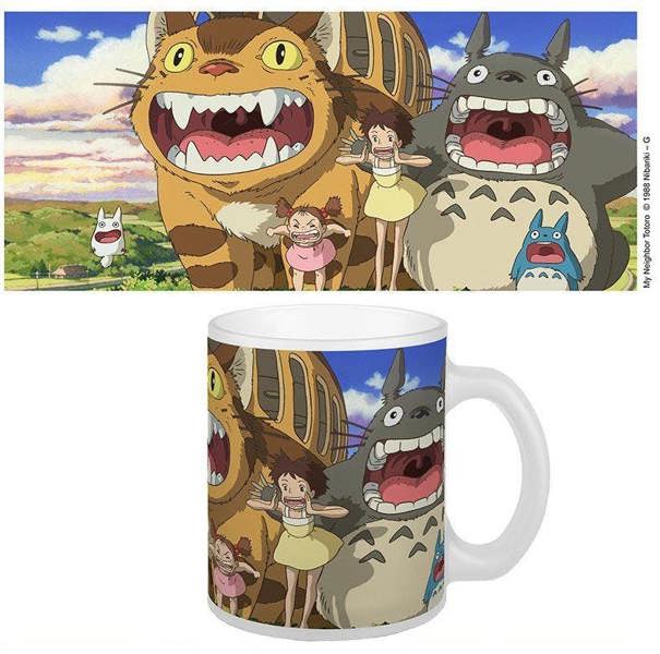 Studio Ghibli - Nekobus & Totoro Ceramic Mug