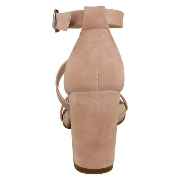Spot On Ladies Spot On Double Strap High Heel Sandals