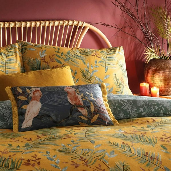 Furn Mazari Duvet Cover Set - Mustard Yellow