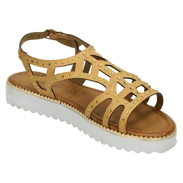 Spot On Girls Spot On Low Cut Out Upper Sandal