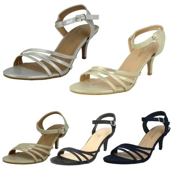 Anne Michelle Ladies Anne Michelle Wide Fit Evening Sandals F6042