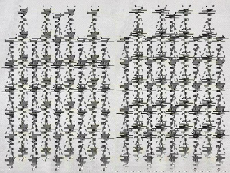 Static Caravan Axle Stands Very Large X50 (Extra Wide Mobile Home Support 18" - 24")