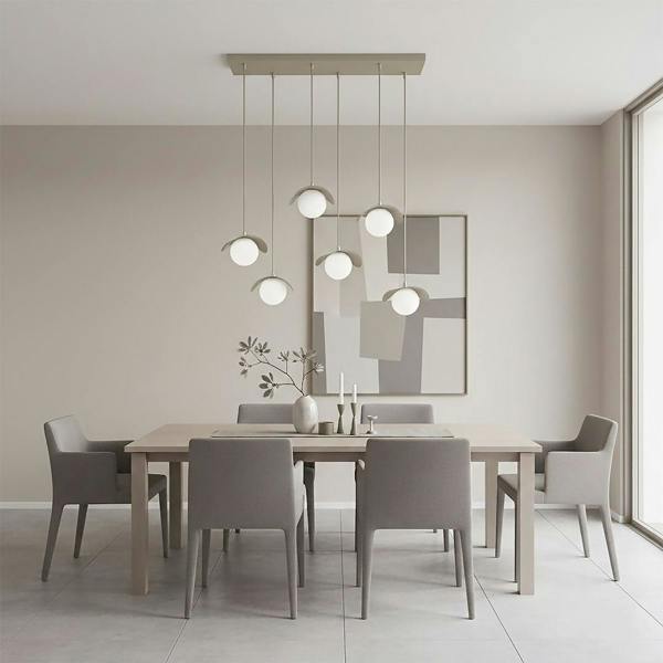 Emibig RITUAL Pendant Lamp 6 x G9 Beige