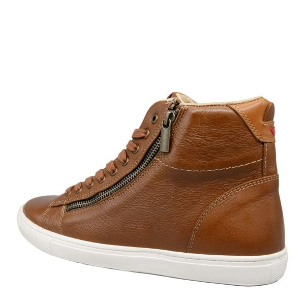 HX London Ilford High Top Leather Trainers