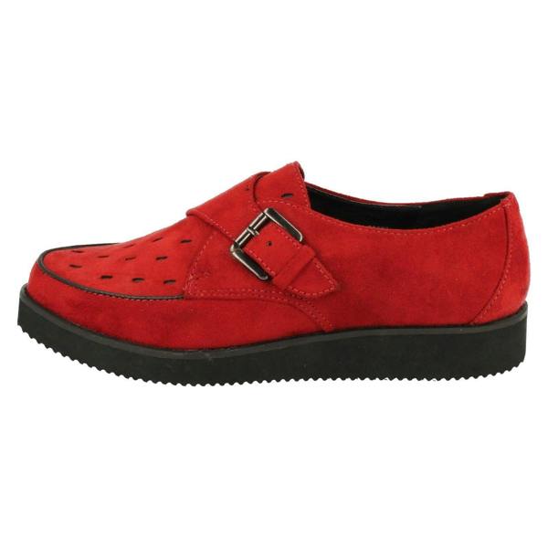 Spot On Ladies Spot On Flat Shoes