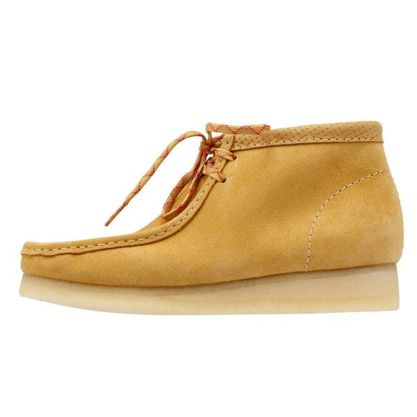 Clarks Originals 26181131 Men's Wallabee Boots Golden Tan Suede