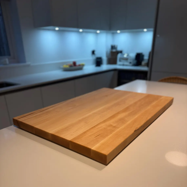 Giraffes & Craftz Large Maple Butcher's Block Cutting Board with Non-Slip Feet