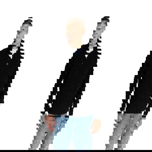 Mountain Warehouse Mens Stockholm Full Zip Fleece Jacket - Jet Black