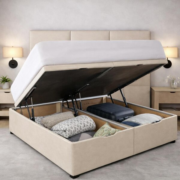 Great British Beds Three Panel Divan Ottoman Bed