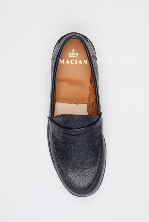 Macian Ludo Penny Loafer - Midnight Navy