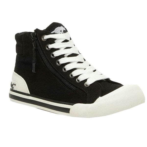 Rocket Dog Womens Jazzin Hi Trainers - Black