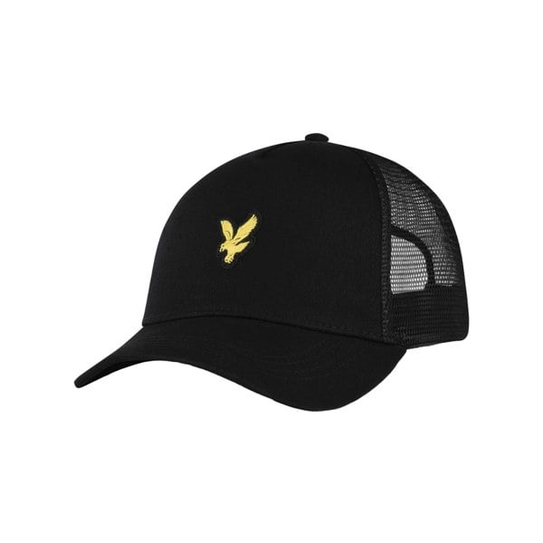 Lyle & Scott Mens Snapback Trucker Cap - Jet Black