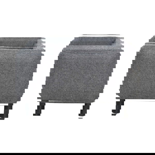 Artisan Furniture Solid Wood Mini Battleship Tweed Pet Sofa Bed