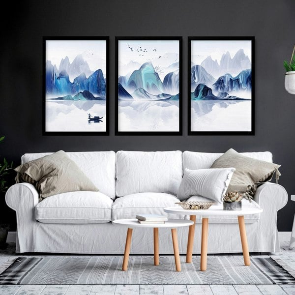 Japan landscape art | set of 3 wall art prints