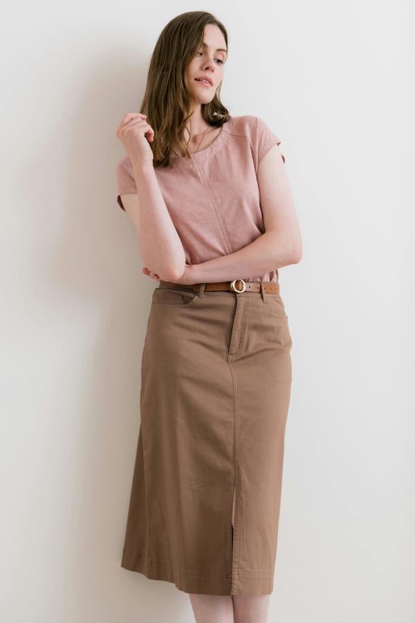 Tidal Organic Cotton T-Shirt Soft Pink