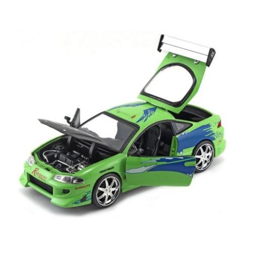 fast and furious brians mitsubishi eclipse 1:24 scale jada 97603