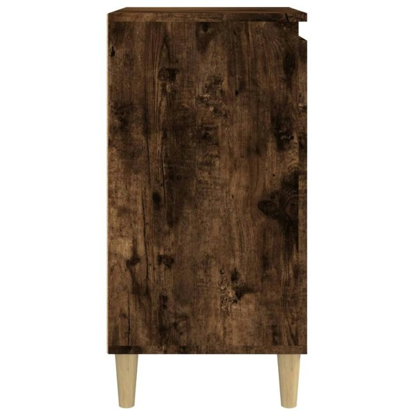 Berkfield Bedside Cabinets 2 pcs Smoked Oak 40x35x70 cm Engineered Wood