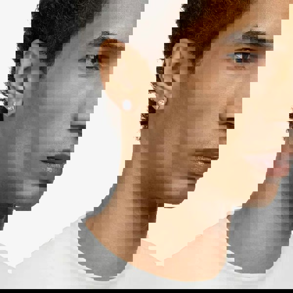 Swarovski Constella Silver Halo Stud Earrings 5636269