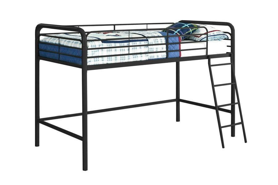 Dorel Home Midsleeper Bunk Bed Black - Single