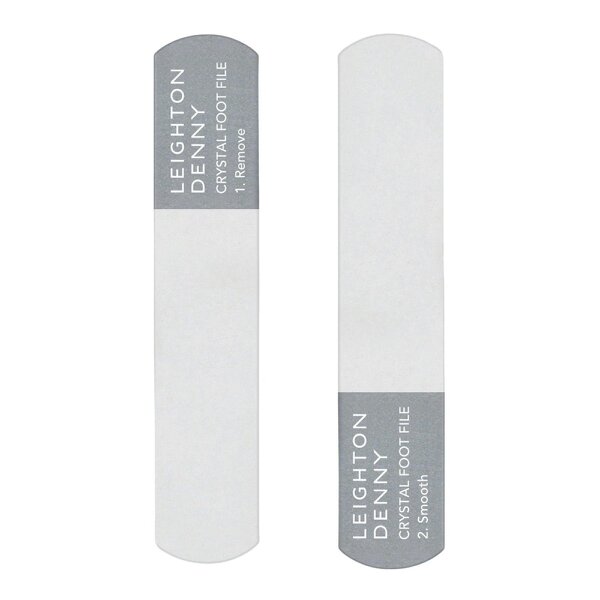 Leighton Denny Crystal Foot File (180mm) & Callus Removal Tool