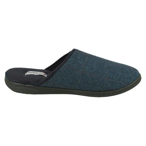 Padders Mens Padders Stag Detailed Mule Slippers Stag