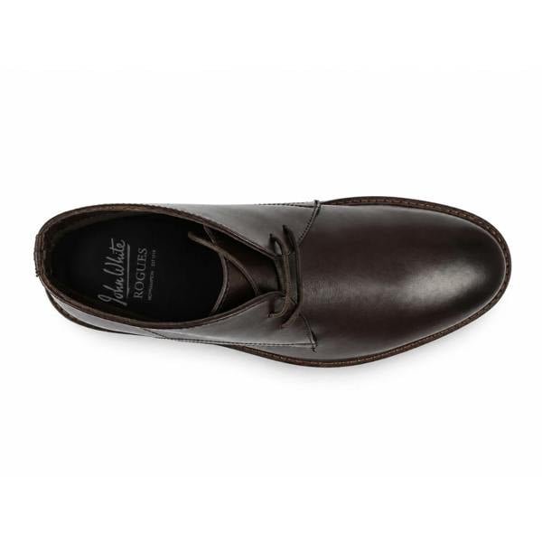 Oban - Men's Brown Leather Lace-Up Chukka Ankle Boots
