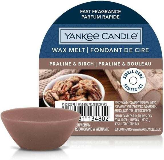 Yankee Candle Praline & Birch Scented Wax Melt