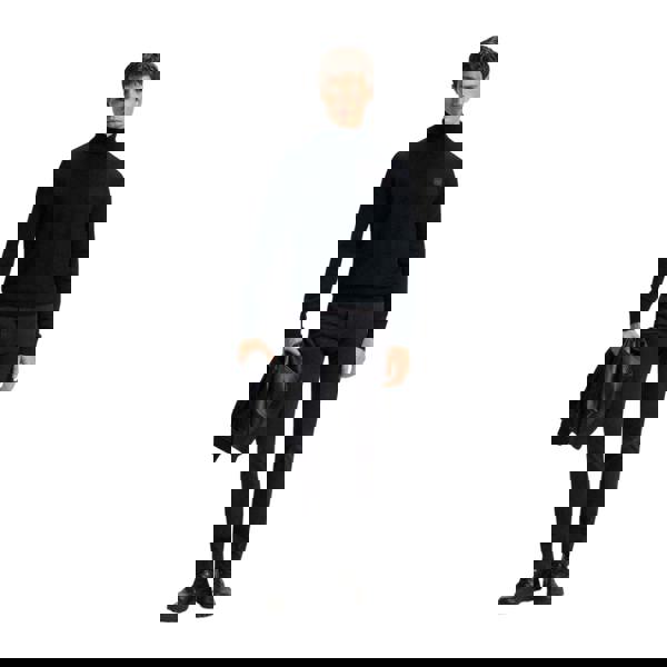 Boss Mens Akiro Roll Neck Sweatshirt - Black - 