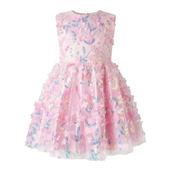 Rachel Riley 3D Sequin Party Dress