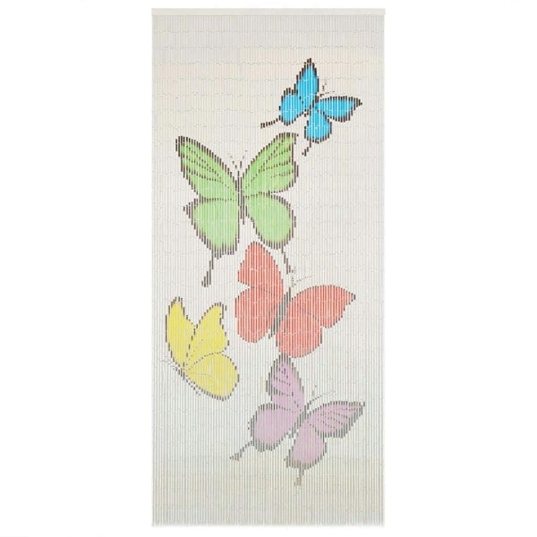 Berkfield Insect Door Curtain Bamboo 90x200 cm