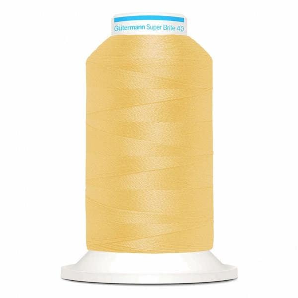 Gutermann Super Brite Polyester 40 Embroidery Thread 1000m Polyester Thread Suitable For Embroidery