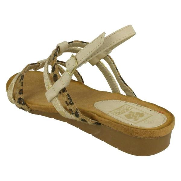 Down to Earth Ladies Down To Earth T Bar Slingback Sandals