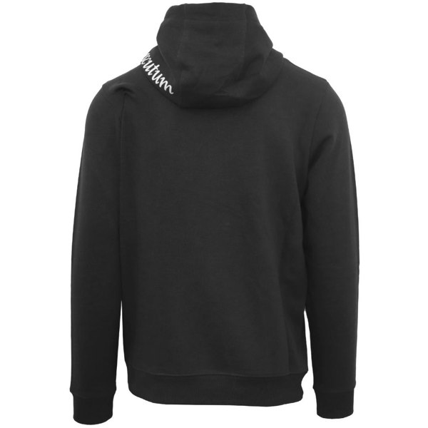 Aquascutum Branded Hood Hoodie - Black