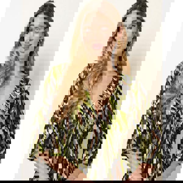 Blue Vanilla Shirred Empire Bust Dress