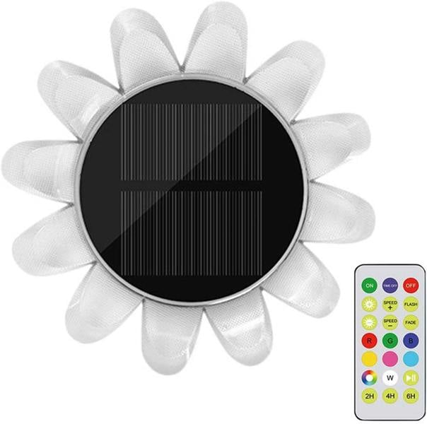 Leaper Solar Remote Controlled Floating Sunflower Decorative Light