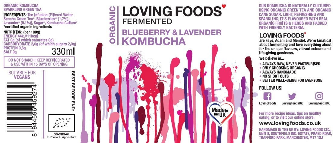 Loving Foods Organic Kombucha Mixed Case