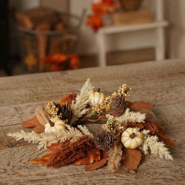 Country Living Neutral Autumn Mini Wreath