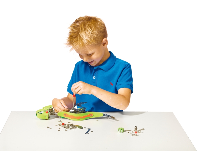 Dino SES Creative Metal dinosaur construction set