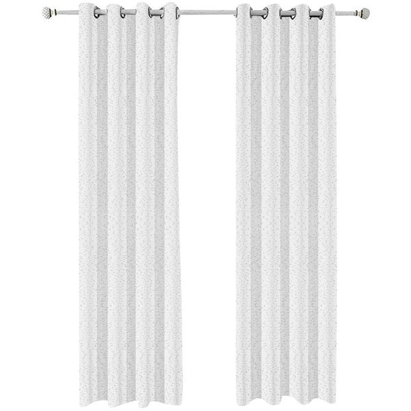 Anydrape Curtain White Modern Luxury Retro Style Texture for Living Room 100cm
