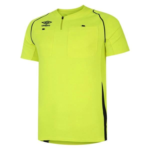 Umbro Unisex Adult Referee Jersey - Safety Yellow/Black