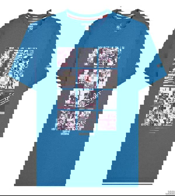 Lambretta Mens Mod Ska Multi Photo Graphic Scooter Casual T-Shirt