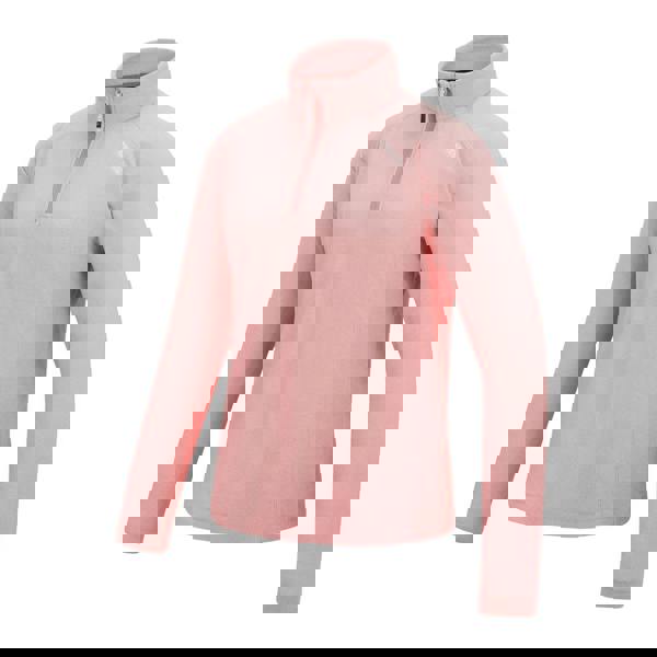 Regatta Great Outdoors Womens/Ladies Montes Half Zip Fleece Top - Peach Pink - 